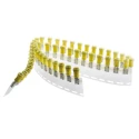TE Connectivity PIDG FASTON .250 Yellow Insulated Female Spade Connector, Crimp, 6.35 x 0.81 mm Tab Size 12 AWG to 640907-2