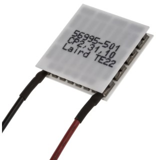 Tark Thermal Solutions Peltier Module 21.3 W, 9 A, 3.9 V, 29.7 mm x 29.7 mm x 3.3 mm CP2-31-10L