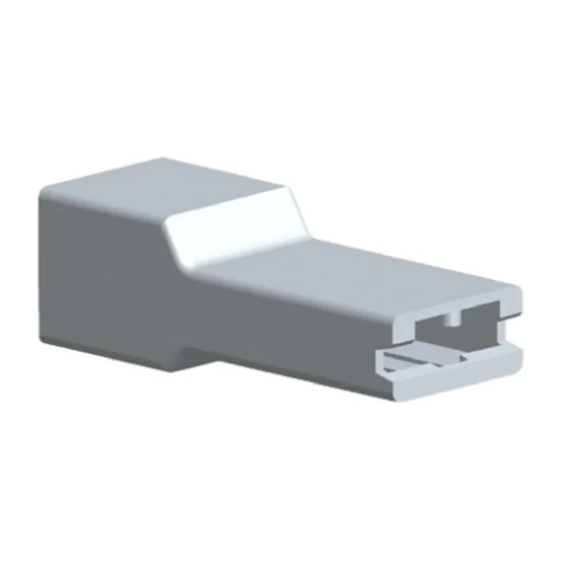TE Connectivity Crimp Terminal Housing FASTON .250 AMPIP 1 Way Nylon Receptacle Natural 171706-1