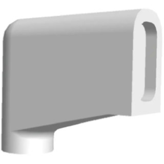 TE Connectivity 250 1 Way Vinyl Crimp Terminal Housing 8.5 mm Tab Size Natural 170891-1