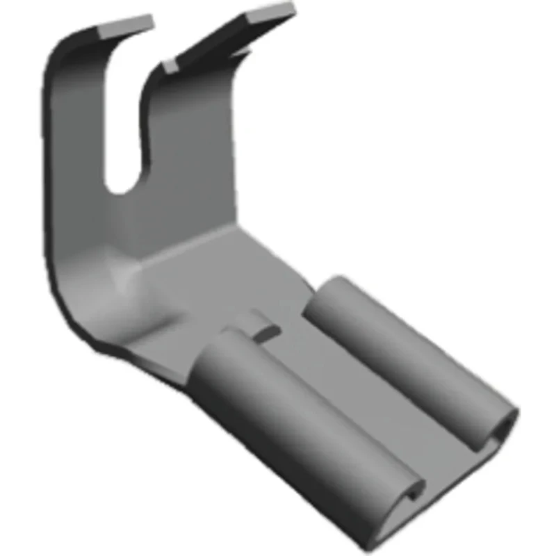TE Connectivity FASTON .250 Black Uninsulated Female Spade Connector Crimp 6.35 x 0.81 mm Tab Size 12 AWG to 10 AWG 60583-2