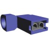 TE Connectivity Ultra-Fast .187 Blue Insulated Female Spade Connector, Crimp, 4.75 x 0.51 mm Tab Size 16 AWG to 3-520338-2