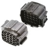 TE Connectivity Econoseal J Mark II Automotive Connector Female Black Cable 16-Way Crimp Termination 368047-1