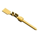 TE Connectivity AMPLIMITE HDP-20 Series Size 20 Male Crimp D-Sub Connector Contact Gold over Nickel 24 AWG 66682-2