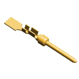 TE Connectivity AMPLIMITE HDP-20 Series Size 20 Male Crimp D-Sub Connector Contact Gold over Nickel 24 AWG 66682-2