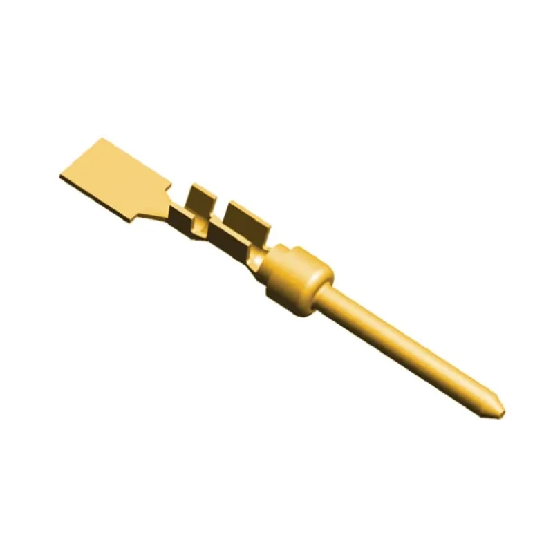 TE Connectivity AMPLIMITE HDP-20 Series Size 20 Male Crimp D-Sub Connector Contact Gold over Nickel 24 AWG 66682-2