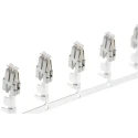 TE Connectivity Standard Power Timer Series Female Crimp Terminal, 40A, 17-14 AWG Wire Size, Silver Plating, Crimp 927837-5