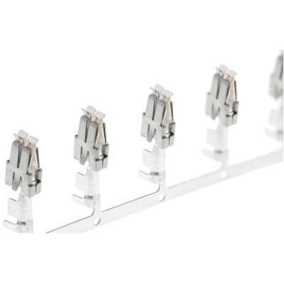 TE Connectivity Standard Power Timer Series Female Crimp Terminal, 40A, 17-14 AWG Wire Size, Silver Plating, Crimp 927837-5
