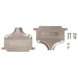 TE Connectivity AMPLIMITE Series Zinc Straight D-Sub Backshell, 37 Way 5745174-2