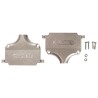 TE Connectivity AMPLIMITE Series Zinc Straight D-Sub Backshell, 37 Way 5745174-2