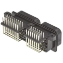 TE Connectivity Superseal Automotive Connector Female Black Through Hole 60 Way Solder Termination 6437288-3