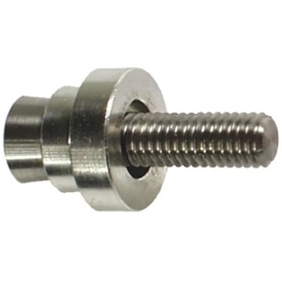 Glenair Nickel Stainless Steel Earth Bonding Rivet 28mm Length, 4mm Max Thickness 80961-01