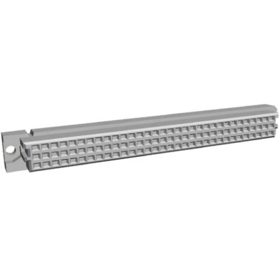 TE Connectivity Eurocard DIN 41612 Connector 96 Way 2.54 mm Pitch Through Hole 3 Row Female Class C2 5535043-4