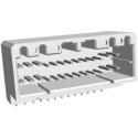 TE Connectivity MULTILOCK 040/070 Female Connector Housing 3.5 mm Pitch 26 Way 2 Row Right Angle 178811-1
