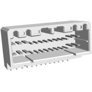 TE Connectivity MULTILOCK 040/070 Female Connector Housing 3.5 mm Pitch 26 Way 2 Row Right Angle 178811-1