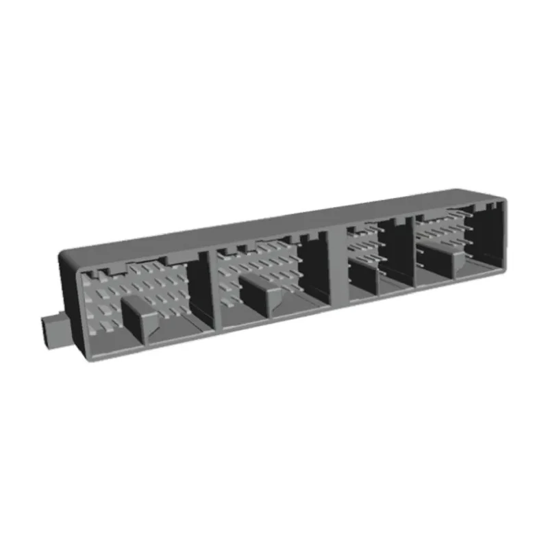 TE Connectivity MULTILOCK 040/070 II Female Connector Housing 3.3 mm Pitch 126 Way 4 Row Right Angle 1-353222-6