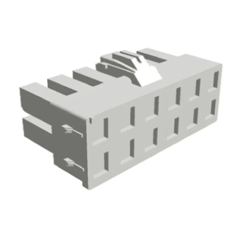 TE Connectivity Power Double Lock Male Connector Housing 12 Way 2 Row Straight 6.5 mm Pitch 917354-1