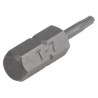 RS PRO Screwdriver Bit 6.35 mm Hex Drive T7 Size, Chrome Vanadium Steel, 25 mm Overall Length 619-682