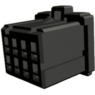 TE Connectivity Dynamic 1000 Series Female Connector Housing 2.5 mm Pitch 8 Way 2 Row Straight 2-1827864-4