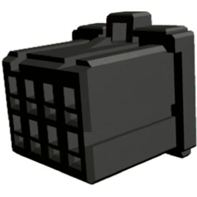 TE Connectivity Dynamic 1000 Series Female Connector Housing 2.5 mm Pitch 8 Way 2 Row Straight 2-1827864-4