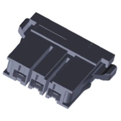 TE Connectivity Dynamic 4000 Female Connector Housing 6.35 mm Pitch 3 Way 1 Row Straight 1-1747276-3