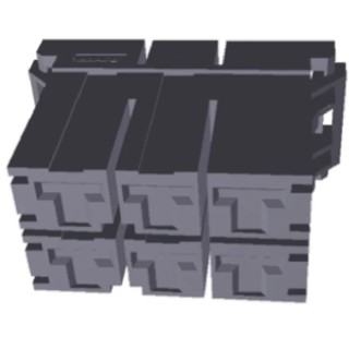 TE Connectivity Dynamic 5000 Series Female Connector Housing 10.16 mm Pitch 4 Way 2 Row Straight 3-917807-2