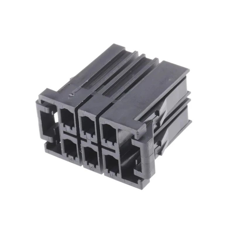 TE Connectivity Dynamic 3000 Female Connector Housing 6 Way 2 Row Straight 5.08 mm Pitch 1-178129-6