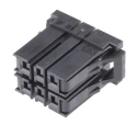 TE Connectivity Dynamic 3000 Female Connector Housing 6 Way 2 Row Straight 5.08 mm Pitch 1-178129-6