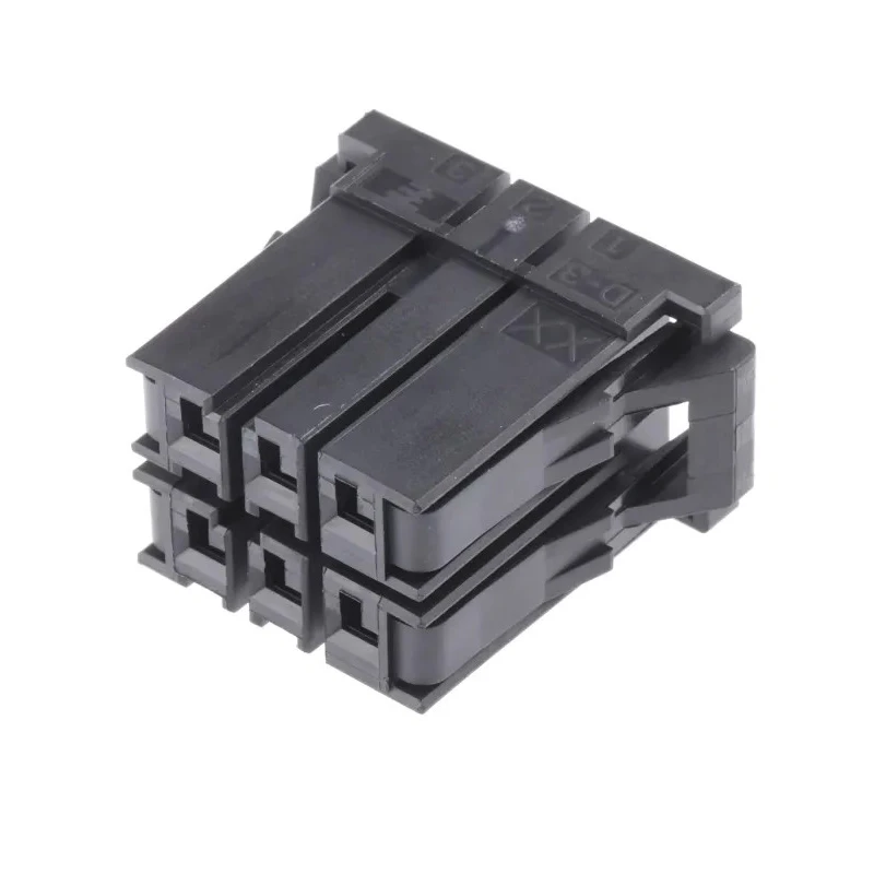 TE Connectivity Dynamic 3000 Female Connector Housing 6 Way 2 Row Straight 5.08 mm Pitch 1-178129-6
