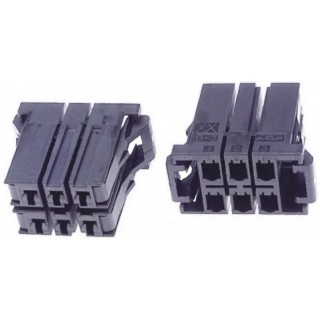 TE Connectivity Dynamic 3000 Female Connector Housing 5.08 mm Pitch 6 Way 2 Row Straight 3-178129-6