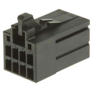 TE Connectivity Dynamic 2000 Female Connector Housing 2.5 mm Pitch 8 Way 2 Row Straight 1-1318119-4