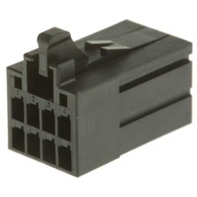 TE Connectivity Dynamic 2000 Female Connector Housing 2.5 mm Pitch 8 Way 2 Row Straight 1-1318119-4