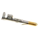 TE Connectivity Commercial MATE-N-LOK Series Male Crimp Terminal, 10A Current, 20 AWG Min to 14 AWG Max Wire Size 60620-5