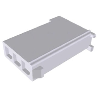 TE Connectivity Mini-Universal MATE-N-LOK Female Connector Housing 4.2 mm Pitch 3 Way 1 Row Straight 172344-1