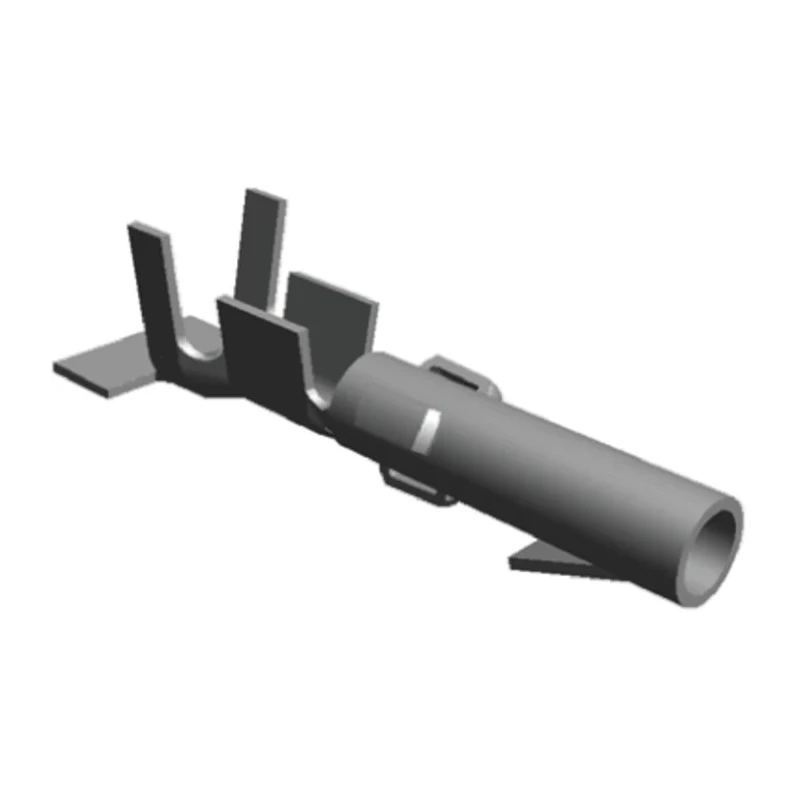 TE Connectivity Commercial MATE-N-LOK Series Female Crimp Terminal 15A 30-22 AWG Tin Plated Brass 22.23mm Length 350078-1