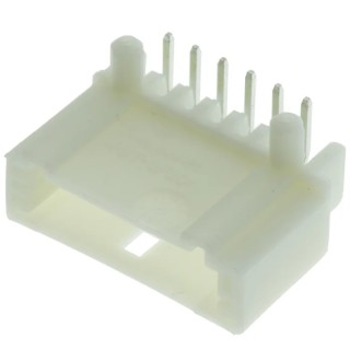 TE Connectivity Micro Quadlok System Automotive Connector Male Natural Through Hole 6 Way Solder Termination 936287-2