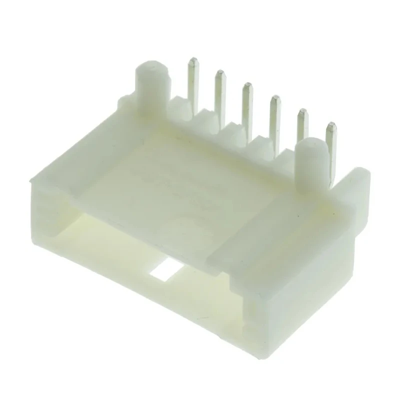 TE Connectivity Micro Quadlok System Automotive Connector Male Natural Through Hole 6 Way Solder Termination 936287-2
