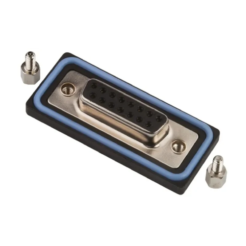 Amphenol Industrial SDB 15 Way Straight Panel Mount D-Sub Connector 500V 5A SDB-15PFFS-SL8001