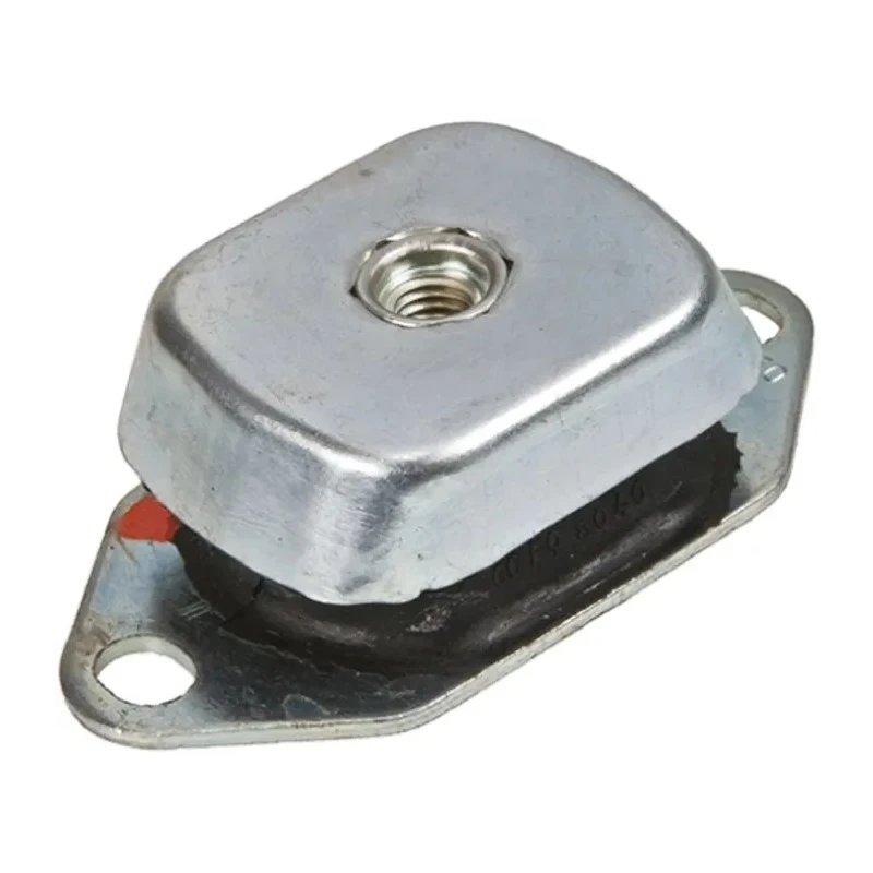 FIBET Rectangular M16 Anti-Vibration Mount Bell Mount with 300 daN Compression Load, 104 mm Outside Diameter CCFQ1045016-70