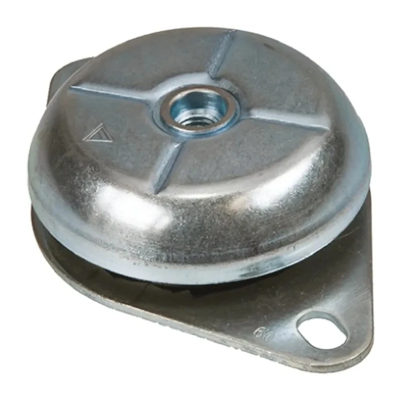FIBET Circular M16 Anti-Vibration Mount Bell Mount with 252 daN Compression Load, 106 mm Outside Diameter, 38 CFBMH1063816W