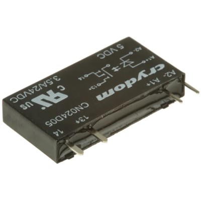 Crydom Solid State Relay PCB Mount 3.5A Load 24V DC Load 12V DC Control CN024D05