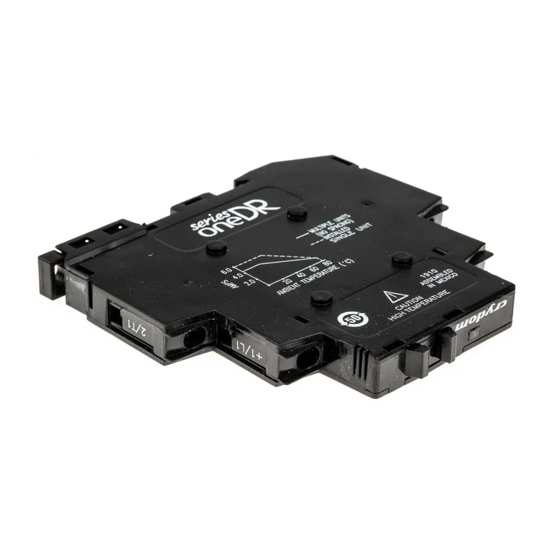 Crydom OneDR Solid State Interface Relay 24V AC Control Voltage 600V AC Load, 6A Rated Load Current DR06D06