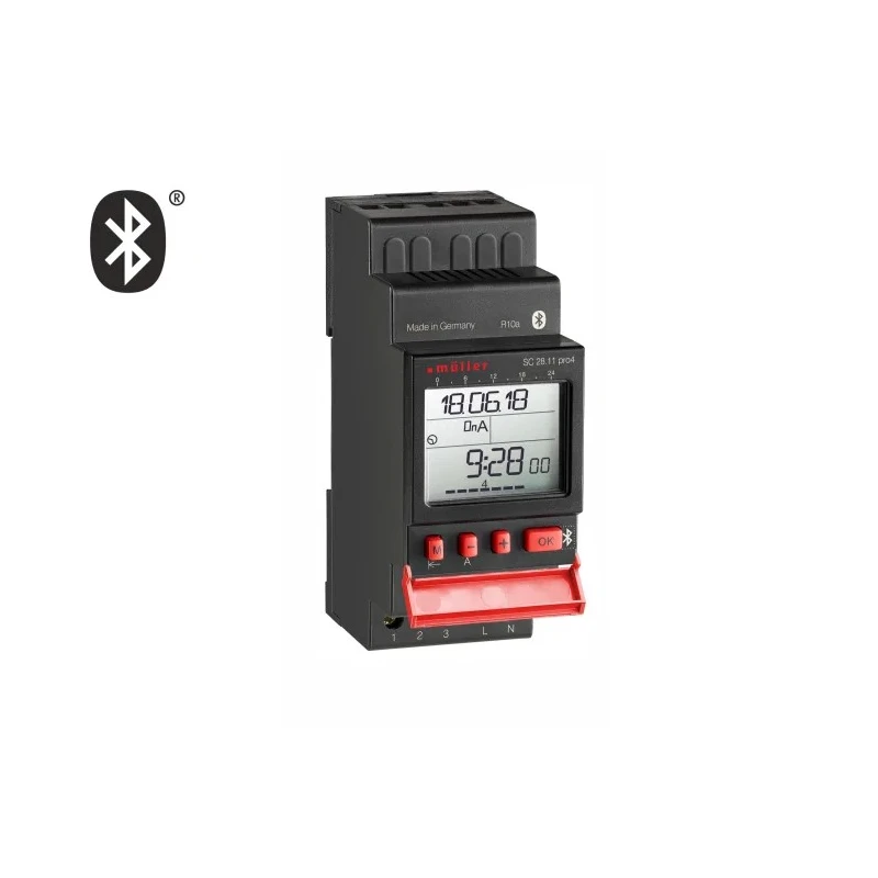 Muller Digital SC Time Switch 12V ac/dc Digital 1 Channel Programmable Timer SC 28.11 PRO4 12V ACDC