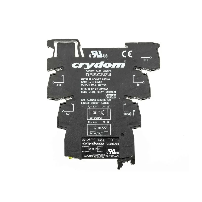 Sensata / Crydom Solid State Interface Relay Control 30V DC DIN Rail Screw Mount DRA-CN240A24