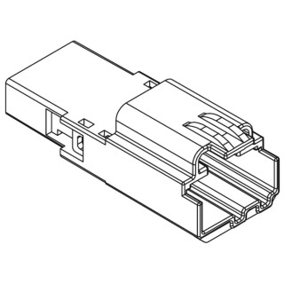 Molex H-DAC 64 Male Connector Housing 2.54 mm Pitch 3 Way 1 Row Straight 31067-1070