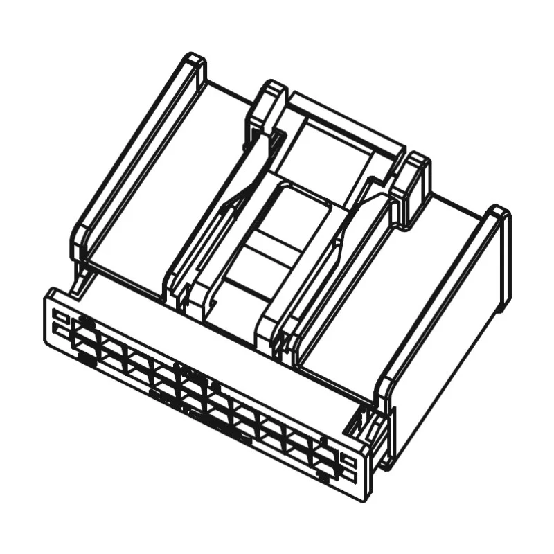 Molex H-DAC 64 Female Connector Housing 2.54 mm Pitch 16 Way 2 Row Straight 30700-1167