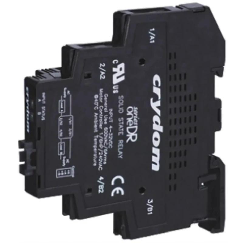Sensata / Crydom One DR Dual Solid State Interface Relay 32V DC Control, DIN Rail Mounting DRD24D06