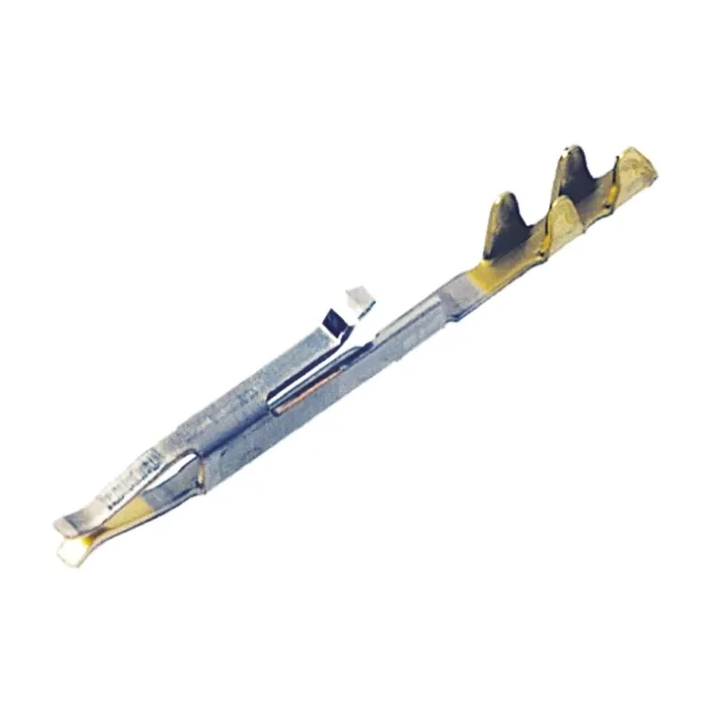TE Connectivity FFC Series Female Crimp Terminal, 26 AWG Min Crimp, 22 AWG Max, Gold Plated Contact, Phosphor 1-487547-1