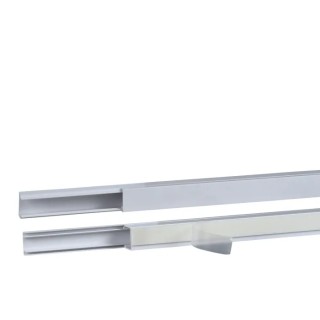 Schneider Electric Mini Cable Trunking SA Series White, 38mm Width x 25mm Depth x 3m Length, Polyvinyl Chloride W38mm
