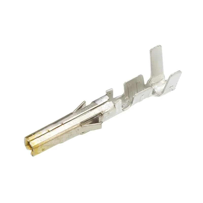 Molex 5556 Series Female Crimp Terminal, 9A Current, Gold Plated Phosphor Bronze Contact, 24 AWG Min, 18 AWG Max 39-00-0181